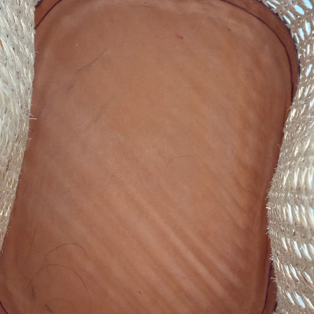 Woven Rattan Leather Benna Bucket Bag by Bembien - Picture 5 of 10